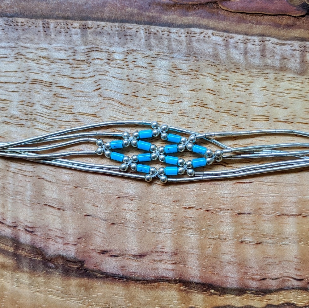 Sterling Silver Native American Navajo Bracelet